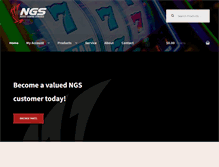 Tablet Screenshot of nativegamingservices.com